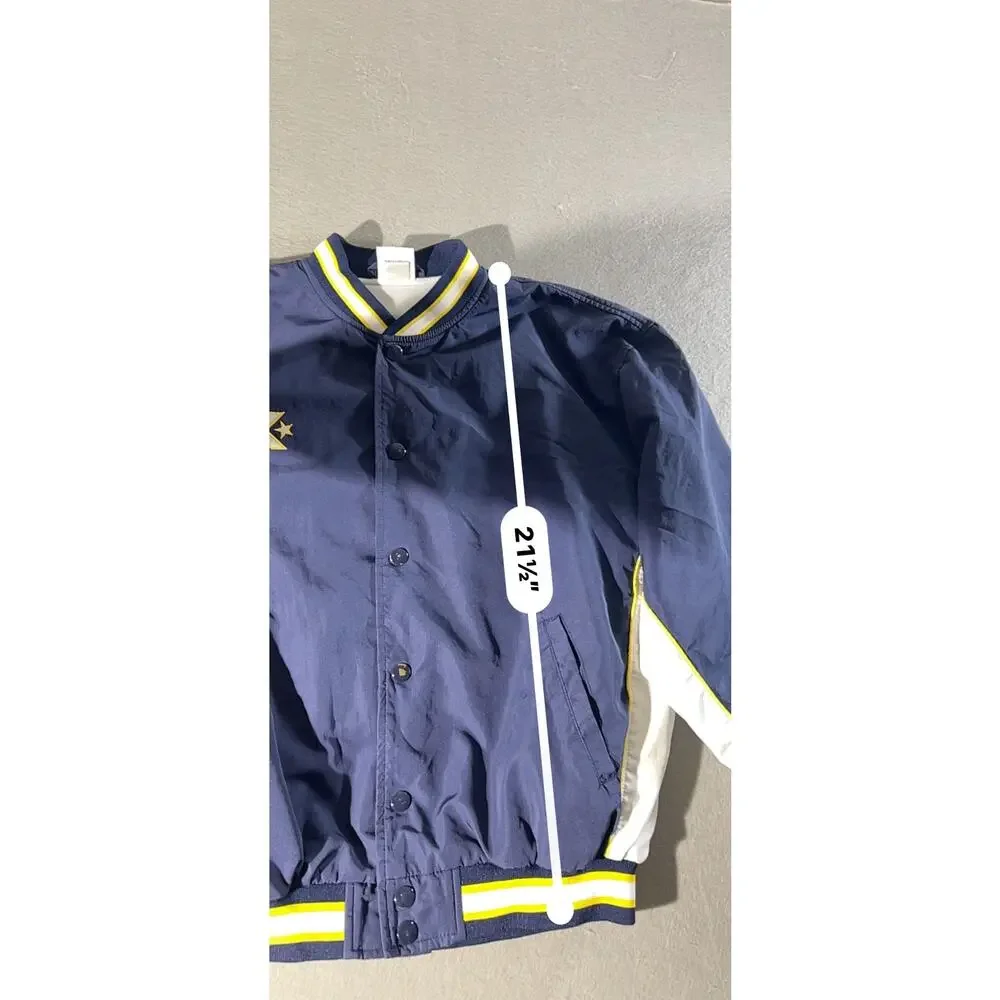 Converse Competition Kids Navy Snap Windbreaker Jacket 160
